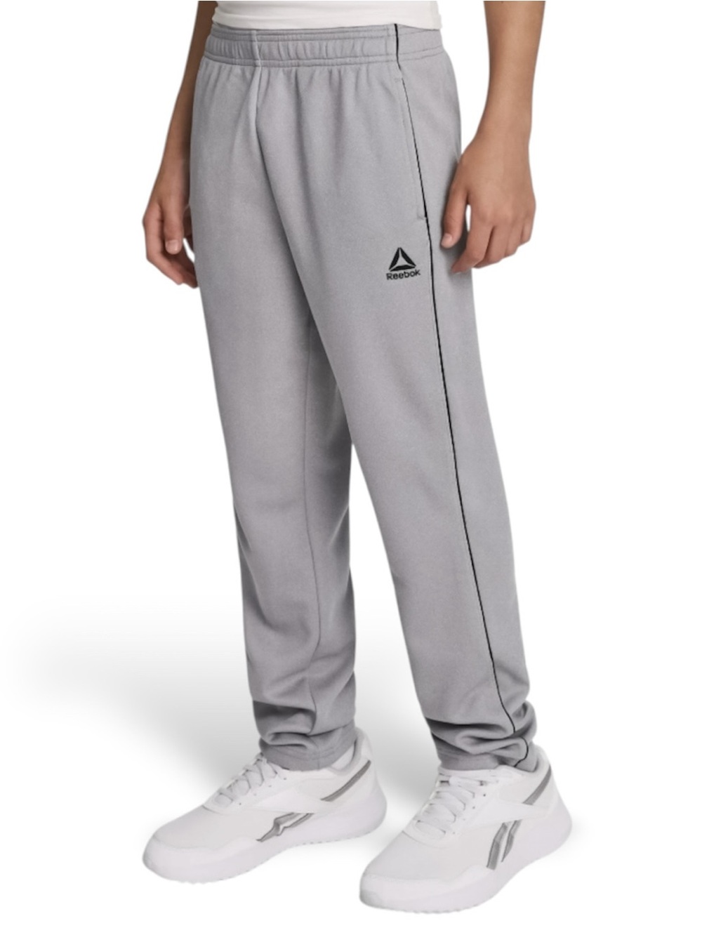 Reebok Onfield Performance Trackpant Boy's Athletic Pants Gray